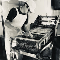 Raw clover honey made in North Canterbury, New Zealand