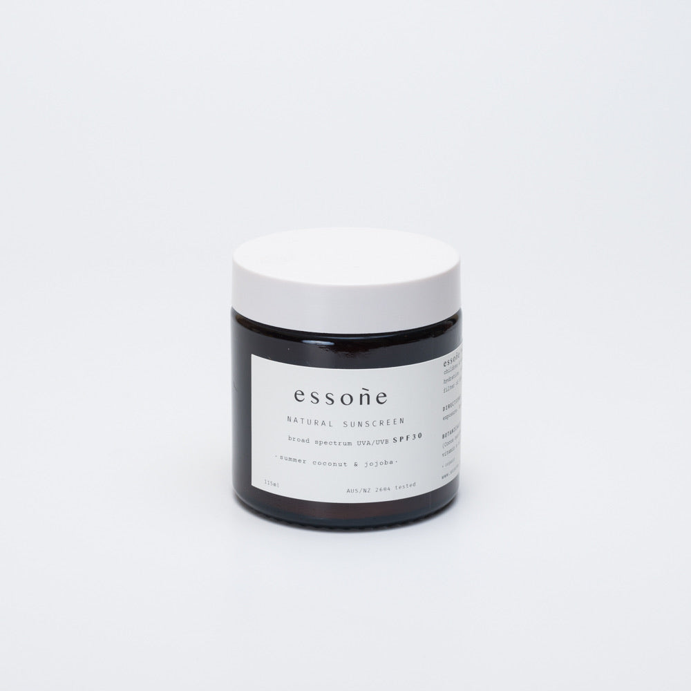 Buy natural sunscreen by Essonė made in New Zealand Frances Nation