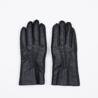 Lambskin gloves - black