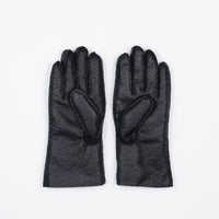 Lambskin gloves - black