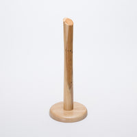 Wooden paper towel holder