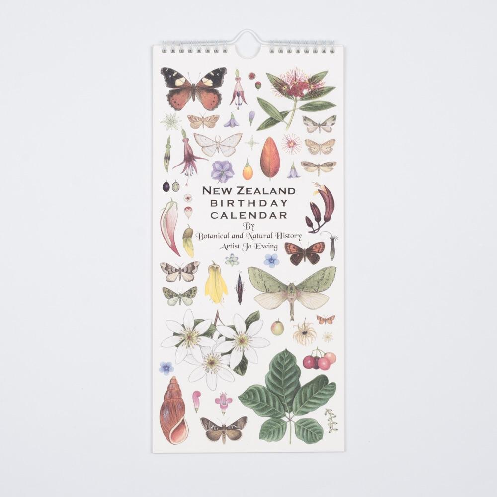 Birthday calendar made in Christchurch, New Zealand – Frances Nation