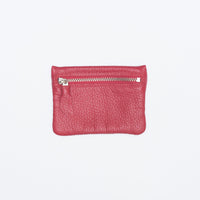 red deerskin purse