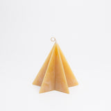 beeswax star shaped candle