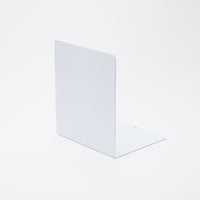 Steel bookend - white